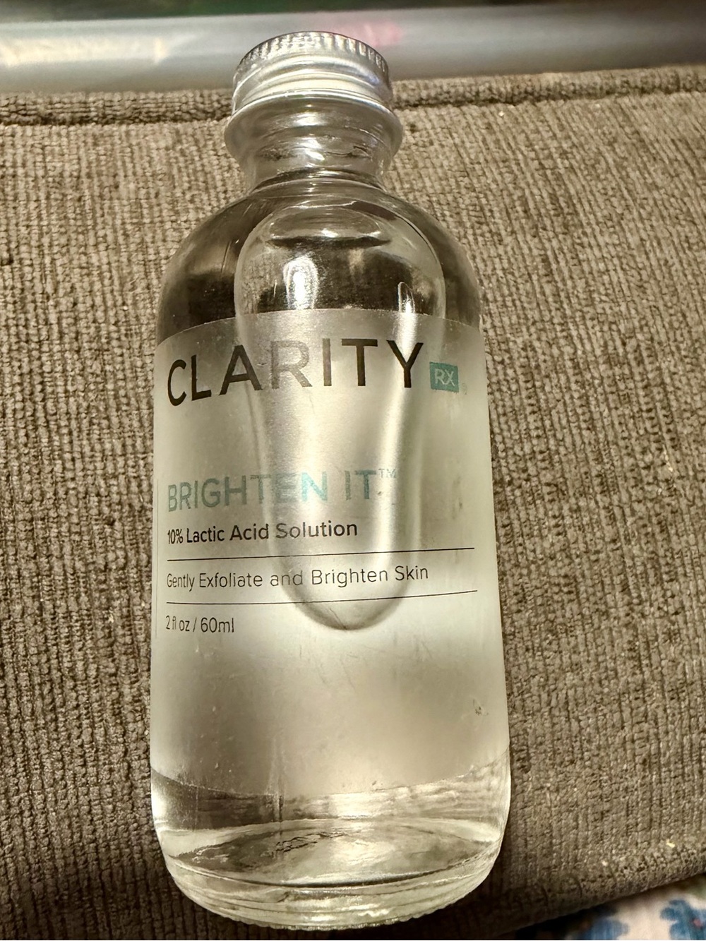 New, Sealed Clarity Brighten It 10% Lactic Acid Solution